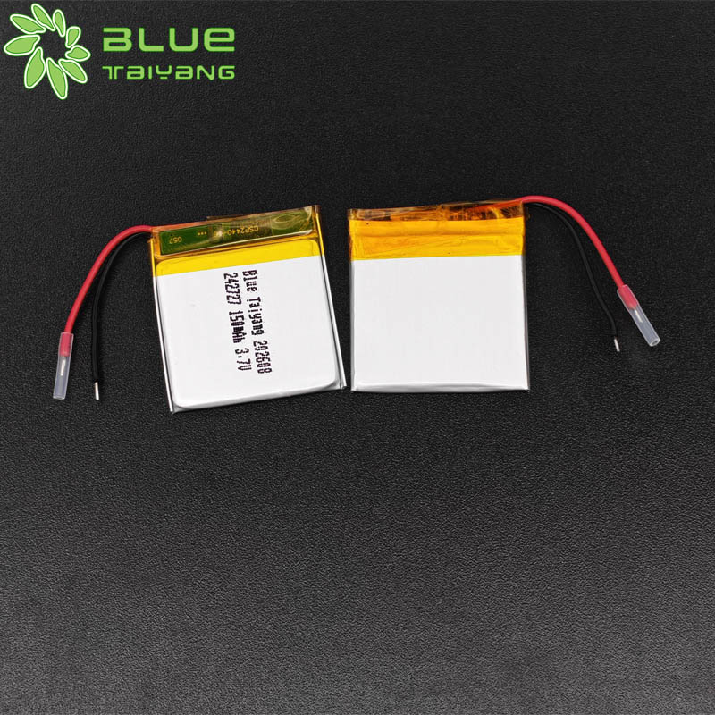 3.7V 150mAh 242727 Rechargeable Lithium Polymer Battery for Mini Drones and Bluetooth Headsets igh-Performance Cell