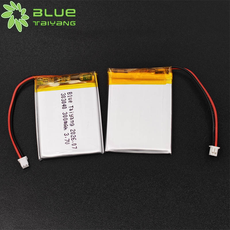 303040 3.7V 300mAh Rechargeable Lipo Battery - High Capacity Lithium Ion Polymer Cell