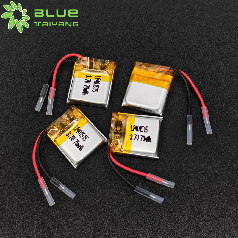 3.7V 70mAh 401515 Rechargeable Lithium Polymer Li-Po Battery Cell Lithium Ion Polymer Cell for Digital Hearing Aids