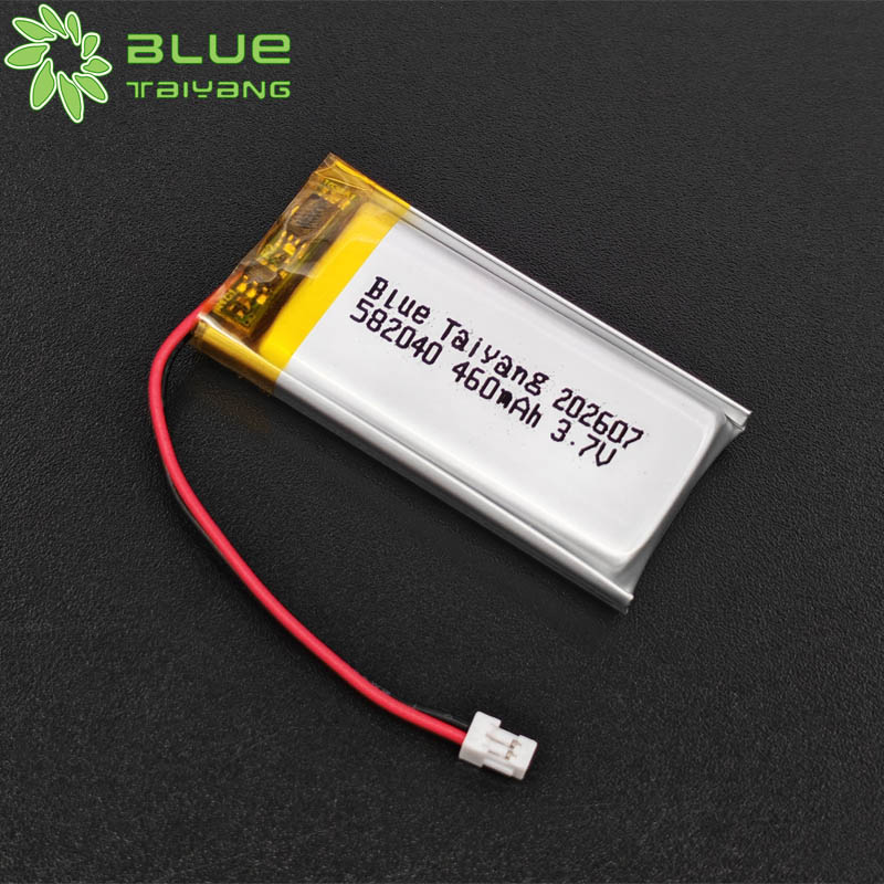 3.7V 460mAh 582040 Lithium Polymer Rechargeable Battery Li-Po Li-ion Polymer Cell for Handheld GPS and Smart Voice Recorders