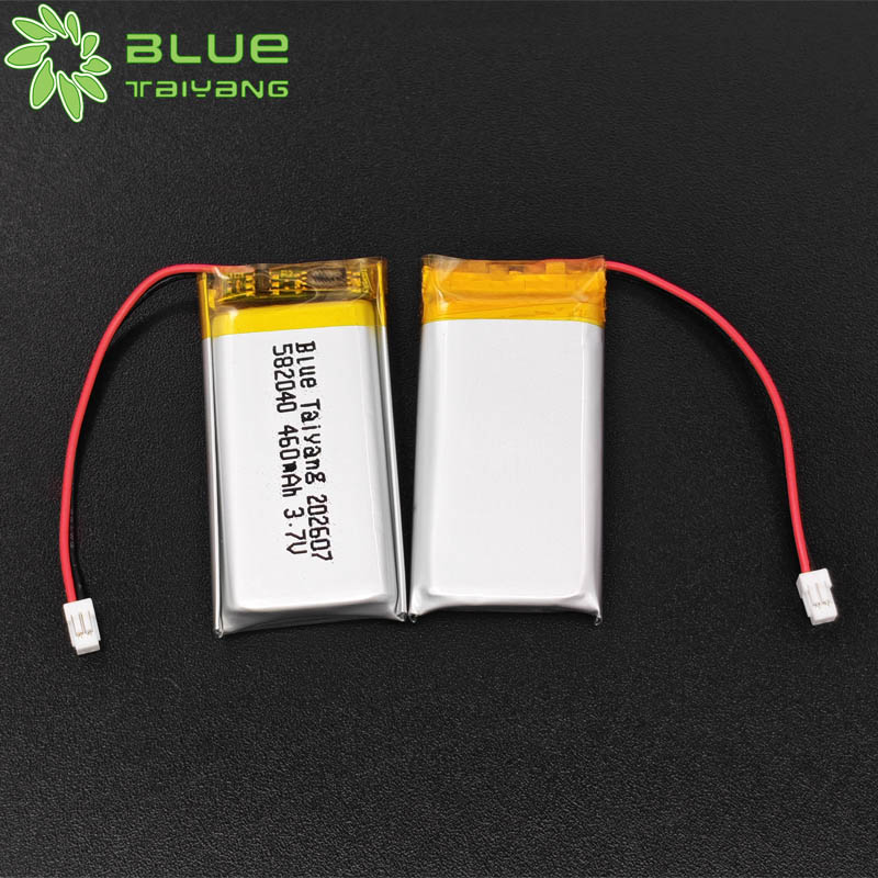 3.7V 460mAh 582040 Lithium Polymer Rechargeable Battery Li-Po Li-ion Polymer Cell for Handheld GPS and Smart Voice Recorders