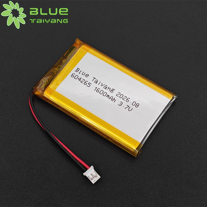 3.7V 1600mAh 604265 Lithium Polymer Li-Po Li-Polymer Battery for Portable DVD Players