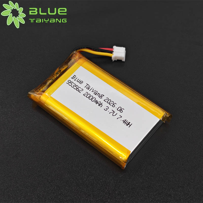 3.7V 2000mAh 953562 Rechargeable Lithium Polymer Battery  Li Ion Battery for Smart Door Locks