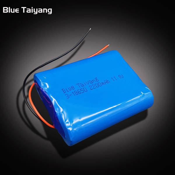 Deep Cycle rechargeable 3S 11.1v 2200mah 24.42wh 18650 li ion battery pack