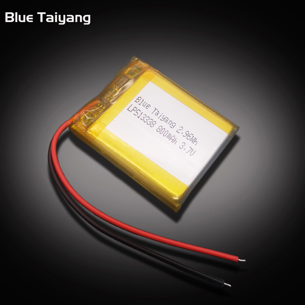 513338  3.7v 800mah 2.96wh rechargeable lithium polymer battery