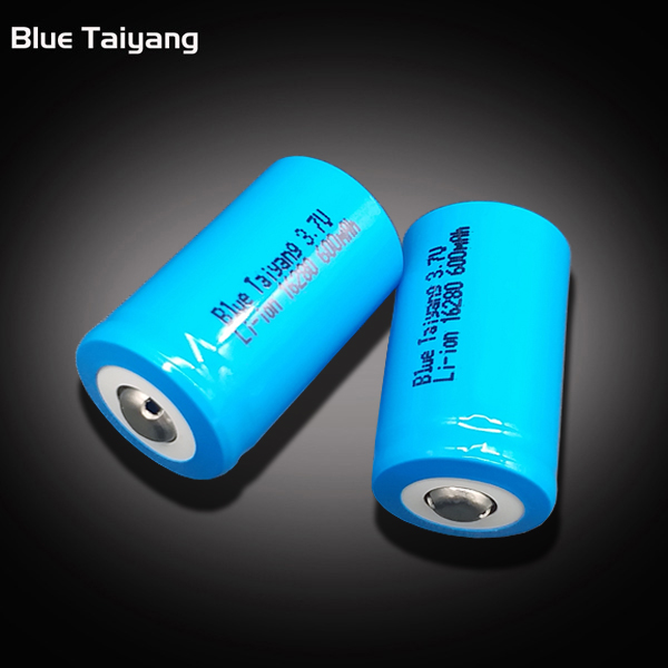 rechargeable 3.7 volt lithium iom li-ion batteries 16280 3.7v 600mah 2.22wh li ion battery