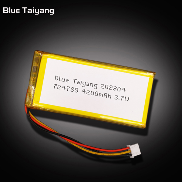 724789 lithium polymer battery with 4200mah 3.7 v li ion battery 3.7v 4.2v 4200mah rechargeable battery