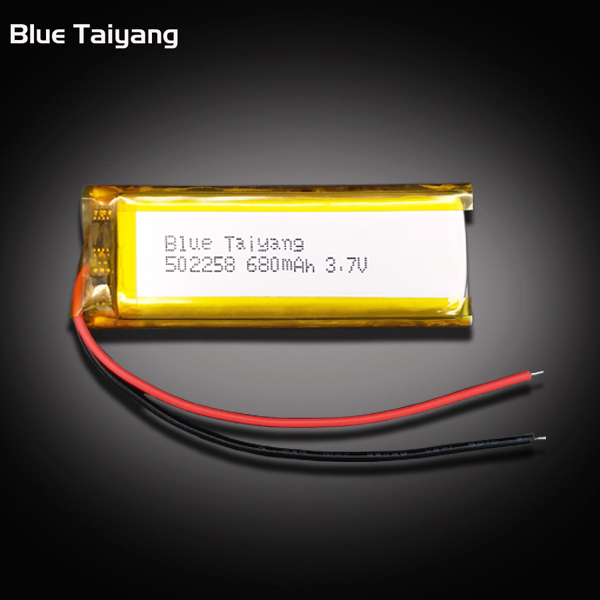 502258 Lithium polymer batteries rechargeable 680mAh 3.7V battery with certificate