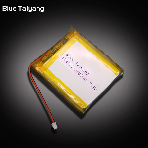 Factory Price Customized Rechargeable 104550 3.7v 3000mah 11.1wh li-poly battery 3.7V 3000 mah battery