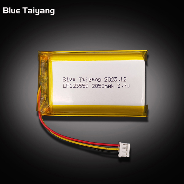 123559 3.7v lipo battery 3.7v 2850mah 10.55wh lithium polymer rechargeable battery for Elderly machine