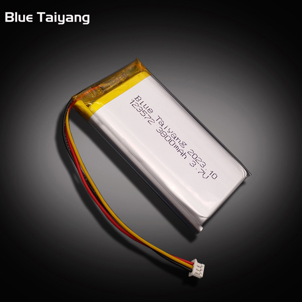 Rechargeable li ion battery 123572 3.7v 3800mah Lithium ion polymer batteries