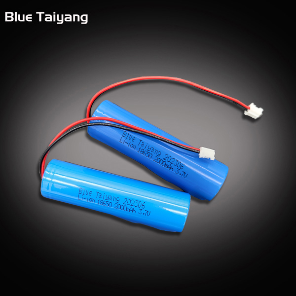 3.7 volt li-ion battery rechargeable 18650 3.7v 2000mah  lithium ion battery