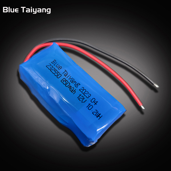 232550 rechargeable polymer battery pack 12v lto battery pack 3s 11.1v 850mah li ion battery pack