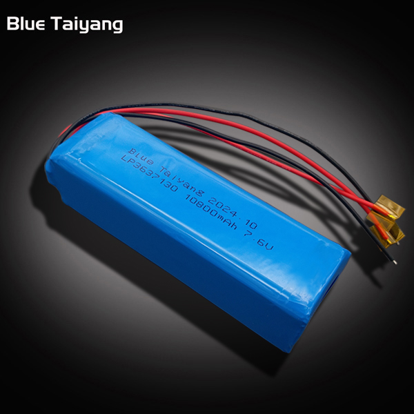 3637130 7.6V 10800mah 10000mah rechargeable lithium polymer battery pack