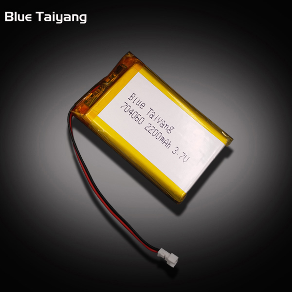 Rechargeable 704060 3.7volt  3.7V 2200mah lithium ion polymer battery