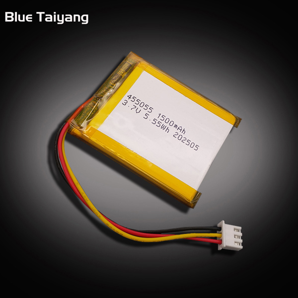 Lithuim Polymer Battery Rechargeable Custom 455055 3.7v 1500mah Li Ion Battery Cell