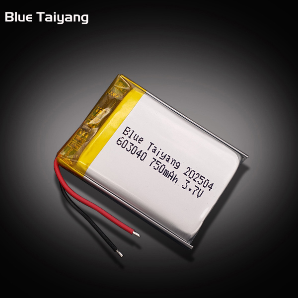 Recargable 1s Lipo Battery 603040 750mah 3.7v Battery for Tracking Device