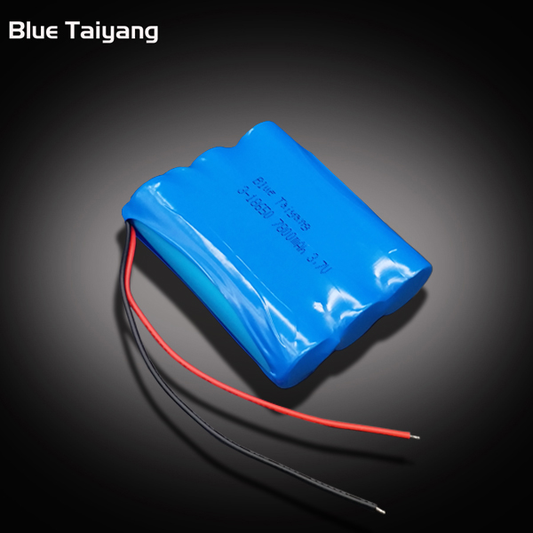18650 Lithium ion battery pack 3P 3.7v 7800mah 18650 Cylindrical battery pack