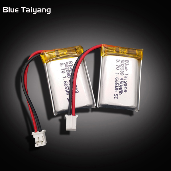 Lityum Polimer Pil 902030 3.7v 450mah Li Polymer Battery with Length and Breath