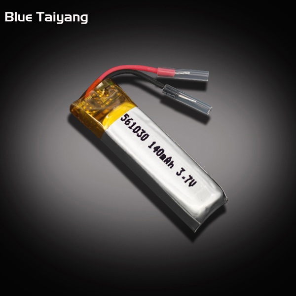 561030 Custom Rechargeable Lipo Battery 3.7v 140mah Li Polymer Battery