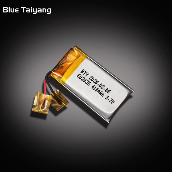 Custom Rechargeable Batteries Lithium 3.7v 410mah 602035 Lipo Battery