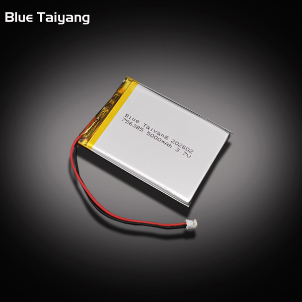 756385 Rechargeable Custom lithium polymer batterie 3.7v battery 5000mah power bank