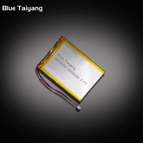 rechargeable battery 3.7v 2800mah 3570100 lithium polymer battery