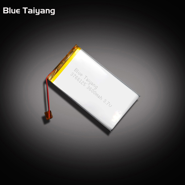 soft pack 3766125 3.7v lithium poly battery 3600mah 3.7v 13.32wh li-ion battery