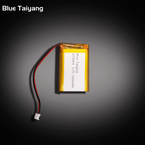 li ion 873554 rechargeable lithium polymer battery 3.7v 1800mah 6.66wh battery