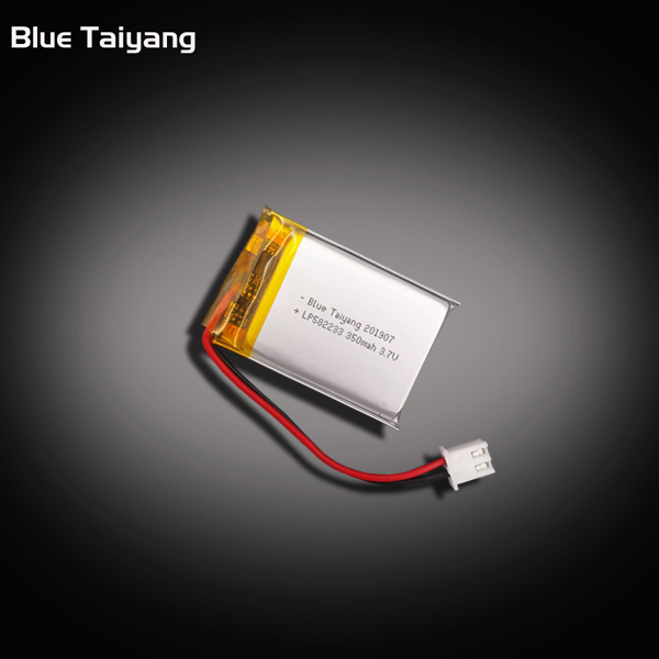 custom 582233 350mah 3.7v polymer lithium ion batteries 350 mah battery
