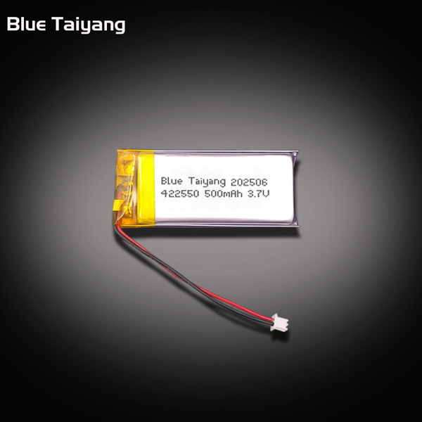 422550 custom small batterie li ion rechargeable 3.7v 500mah lipo battery