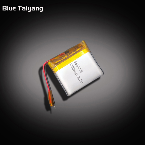 customized 3.7v 850mah lithium polymer battery lipo 850mah li-ion rechargeable 3.7v 850mah 963633