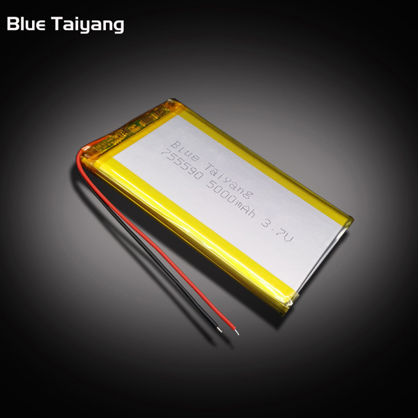 Hot Sale 755590 Mobile Lithium Ion Cell Li Ion Battery 3.7v 5000mah Lithium Polymer Battery