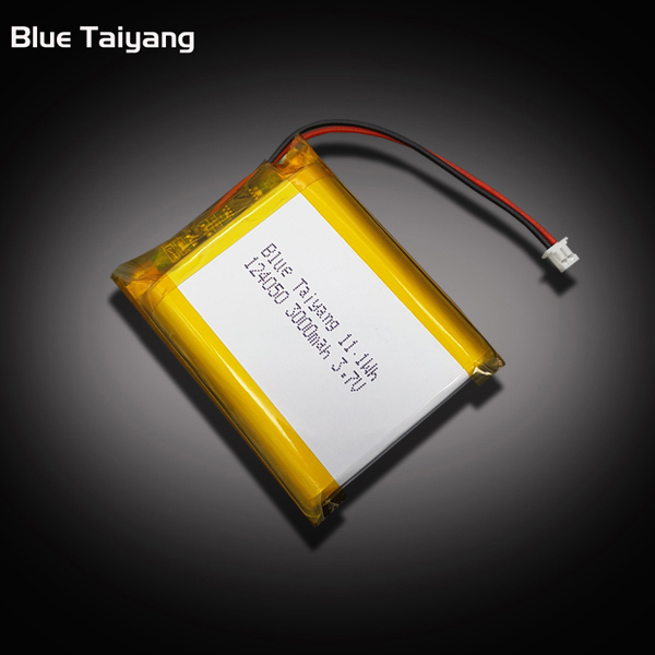 124050 custom lipo battery 3000mah lithium battery 3.7v 3000mah 11.1wh power bank
