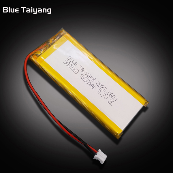 503580 rechargeable lipo battery 1600mah battery li polymer 1600mah 3.7v lithium battery 2C