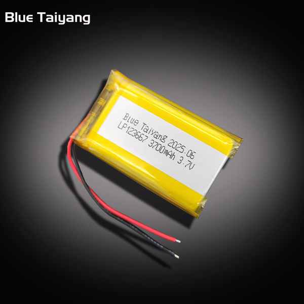 123667 3.7V 3700mah Lithium Polymer Battery Lipo Rechargeable Li Ion Polymer Battery 3700mah