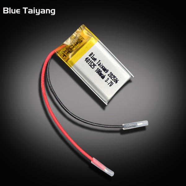 Deep Cycle Rechargeable Li Polimer 3 7v 100mah Small Lipo Battery 401525 3.7V 100mAh Lithium Polymer Battery
