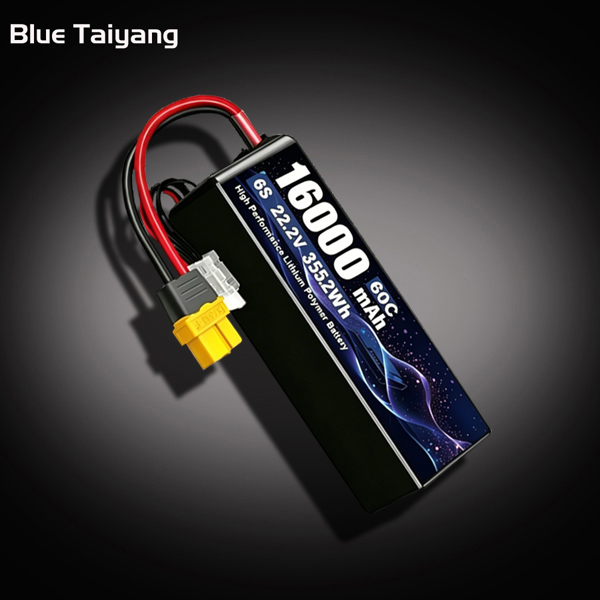 6875175 Rechargeable Lithium Polymer Battery 6s  22.2V 16000mah 60C High Rate Li-po Battery for Agricultural Drone/UAV and Electric Toy Car
