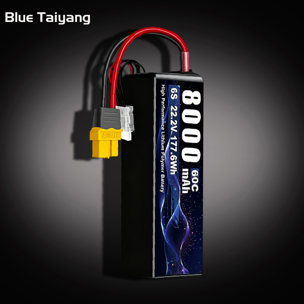 6875145 Lithium Polymer Battery Pack Lipo Battery 22.2v 60c 8000mAh 6S Newest High Rate For Drone and Toy Car
