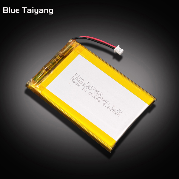 433957 lipo batarya custom li ion battery 3.7v 1250mah 4.625wh lithium polymer pil battery