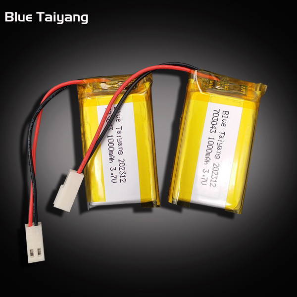 Best Price 1000 Mah Lipo Battery 1s 1000 Mah 3.7 v Rechargeable Polymer Lithium Battery 703043 for Pouch Lithium Ion Batteries