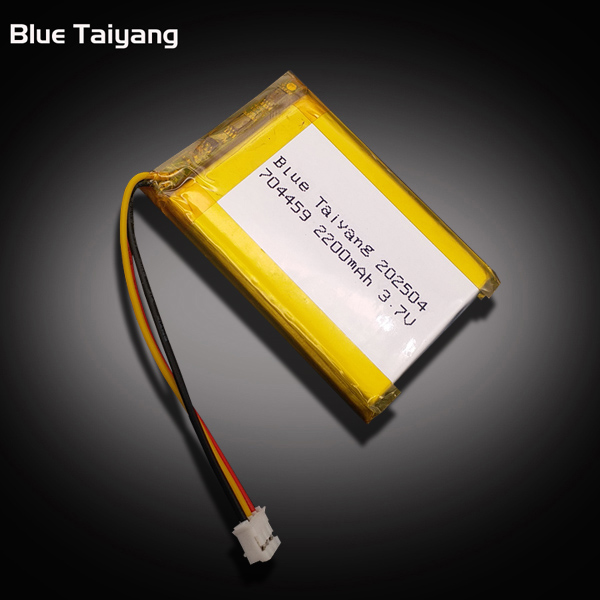 Lithium Polymer Cells 704459 2200mah 3.7v Rechargeable Custom Lithium Battery