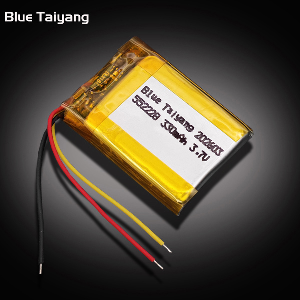 552228 Wholesale ultra thin Lithium Polymer Batteries 3.7v 330mah rechargeable li ion cell
