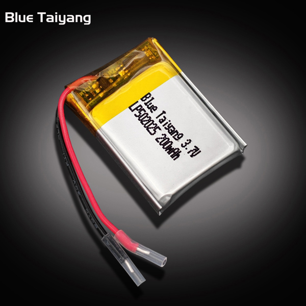 rechargeable li ion cell lithium polymer battery 502025 3.7v 200mah lipo battery