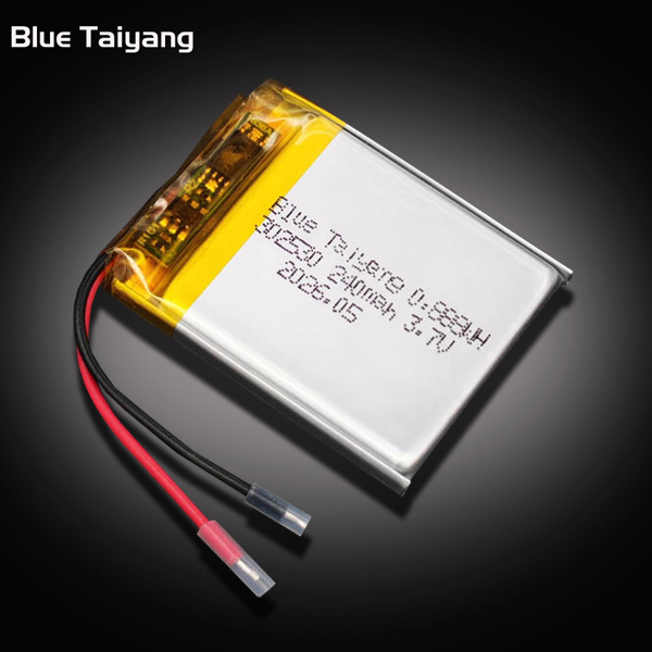 302530 Lipo 3.7v 240mah Rechargeable Lipo Batterie 3.7v 240mah Li Ion Polymer Battery