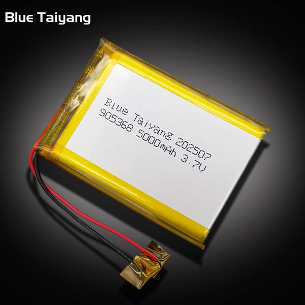 905368 lithium ion battery 5000mah 3.7v rechargeable li-polymer cells