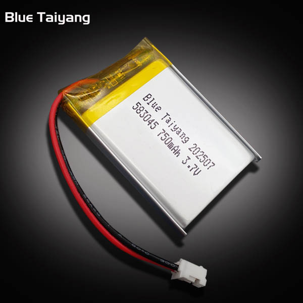 583045 Lipo Battery 3.7V 750mAh Rechargeable Lithium Polymer Battery