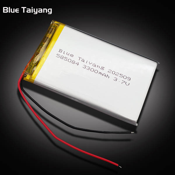 Recargable Bateria Lipo 585084 3.7v 3300mah Custom Li Ion Polymer Battery
