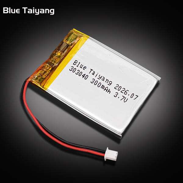 303040 3.7V 300mAh Rechargeable Lipo Battery - High Capacity Lithium Ion Polymer Cell