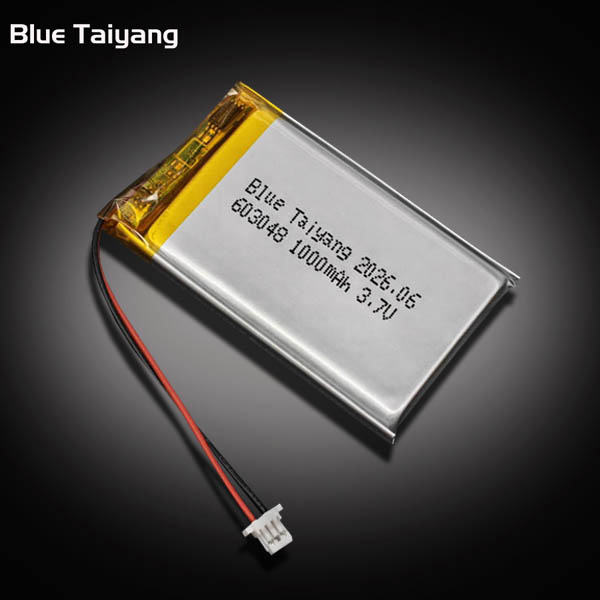 3.7V 1000mAh 603048 Lithium Polymer Battery for Wireless Headsets and Smart Home Devices